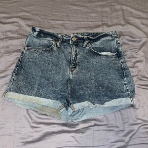 wild fable dark wash jean shorts size 12